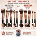 Clean Your Brushes in Seconds – Electric Makeup Brush Cleaner + 20 FREE Professional Brushes